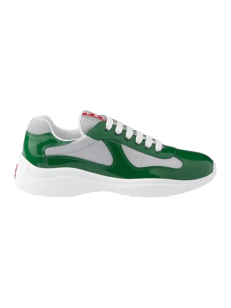 Men's Patent Leather and Technical Fabric America's Cup Sneakers Men's Patent Leather and Technical Fabric America's Cup Sneakers