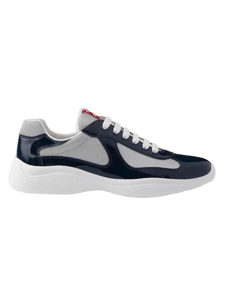 Men's Patent Leather and Technical Fabric America's Cup Sneakers Men's Patent Leather and Technical Fabric America's Cup Sneakers