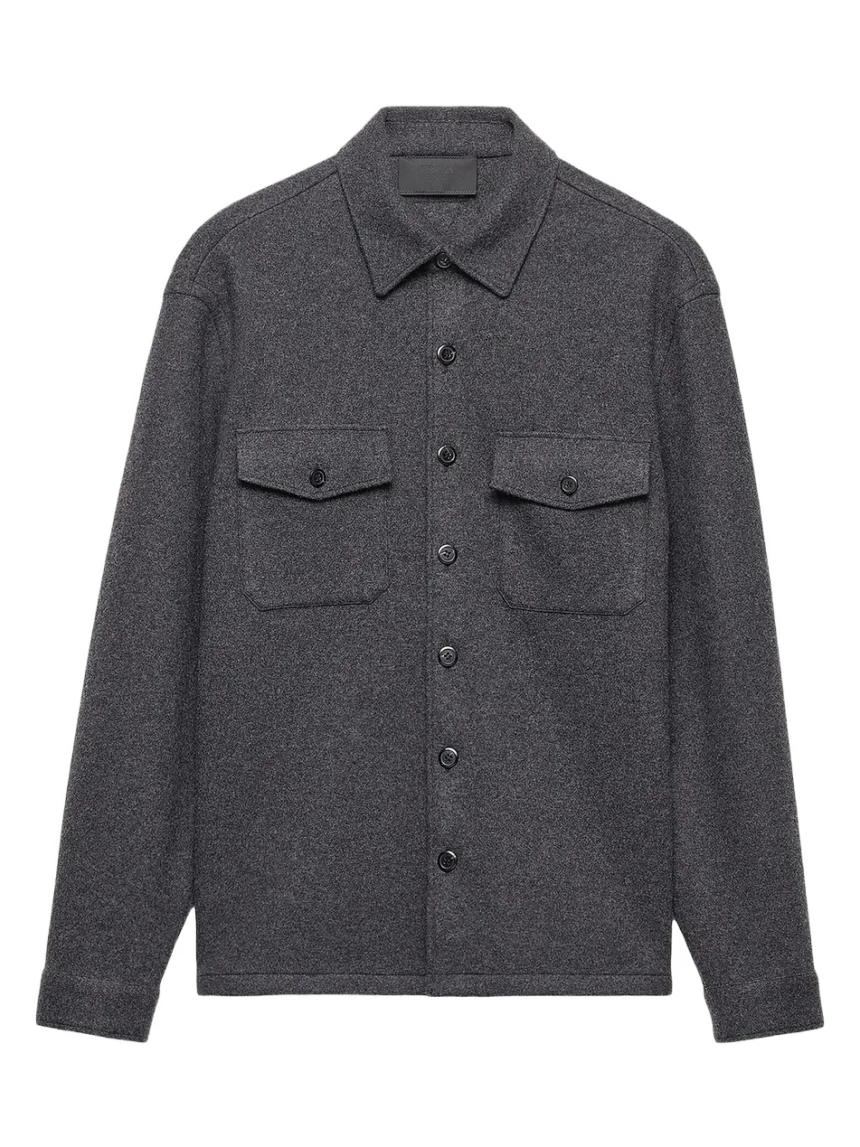 Prada Men's Wool Blend Shirt