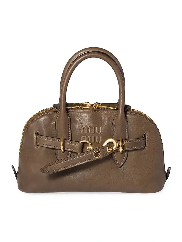 Women's Aventure Nappa Leather Top-Handle Bag