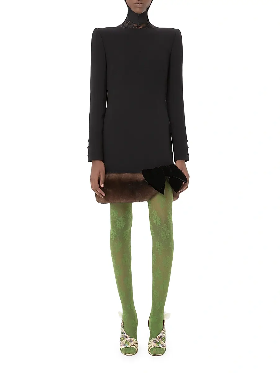 Valentino Women's Wool Crepe Short Dress | Thumbnail 7 Valentino Women's Wool Crepe Short Dress | Thumbnail 7