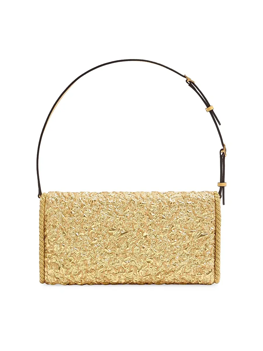 Valentino Women's Devain Small Shoulder Bag in Cloqué Jacquard Fabric | Thumbnail 3 Valentino Women's Devain Small Shoulder Bag in Cloqué Jacquard Fabric | Thumbnail 3