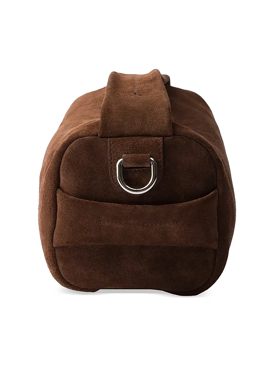 Prada Men's Suede Leather Shoulder Bag | Thumbnail 4