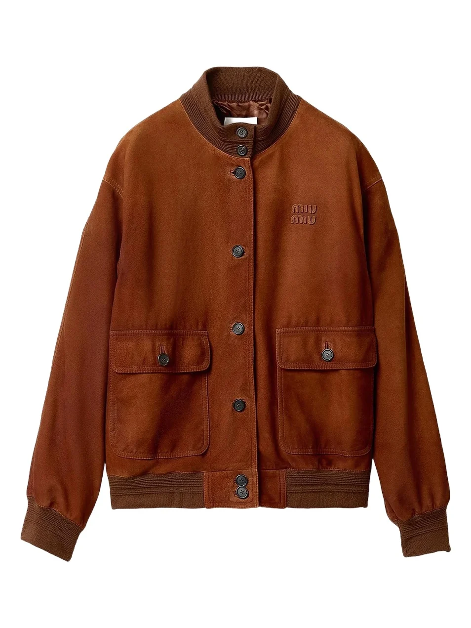 Miu Miu Women's Waxed Suede Jacket