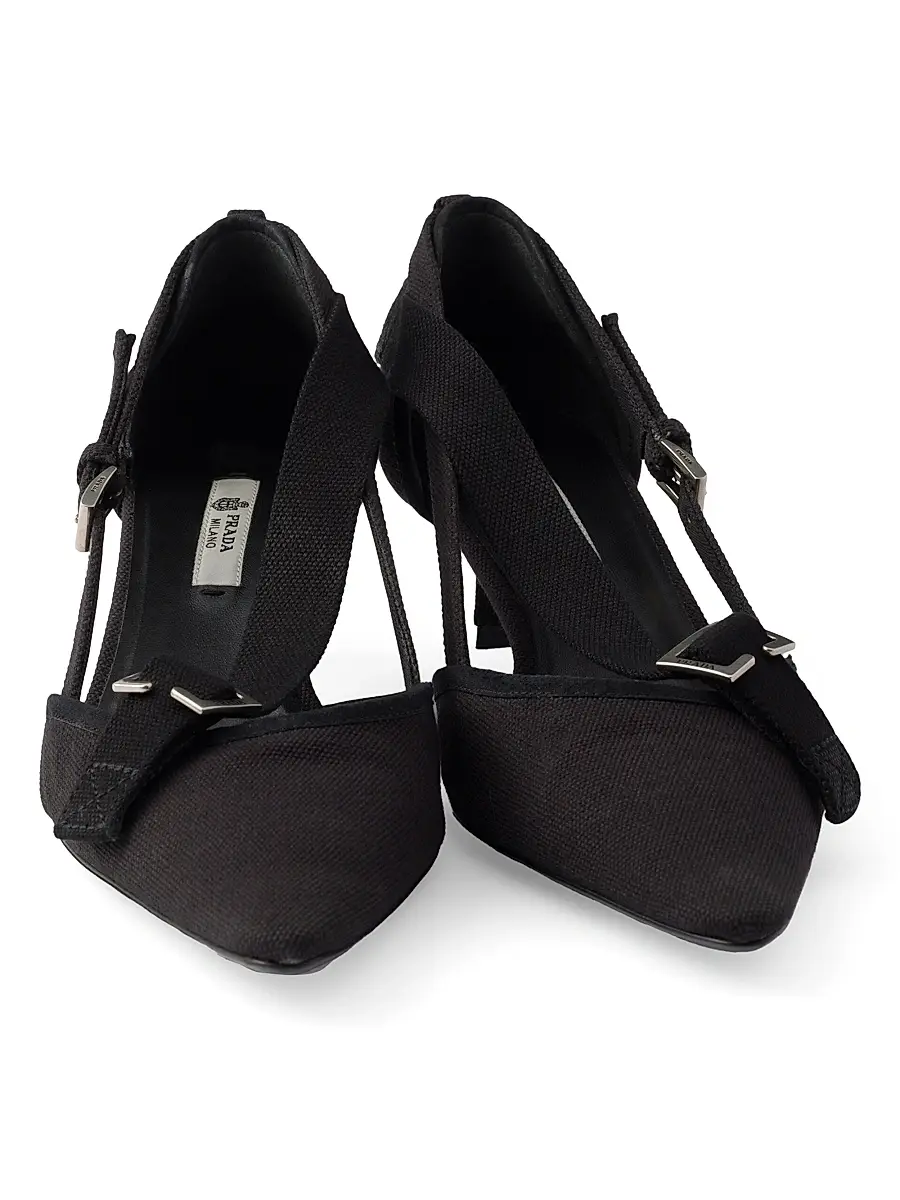 Prada Women's Canvas Pumps | Thumbnail 2