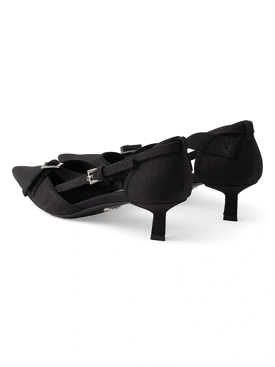 Prada Women's Canvas Pumps | Thumbnail 3