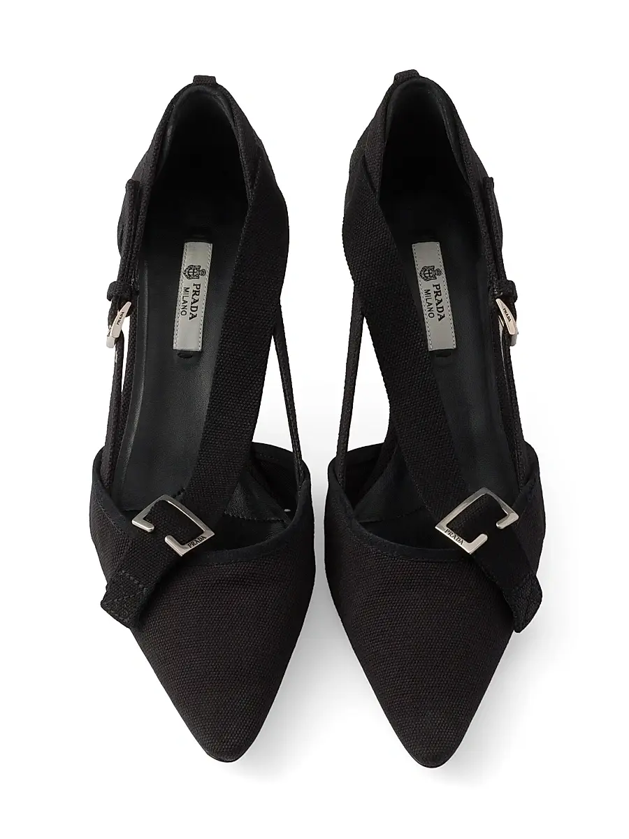 Prada Women's Canvas Pumps | Thumbnail 4