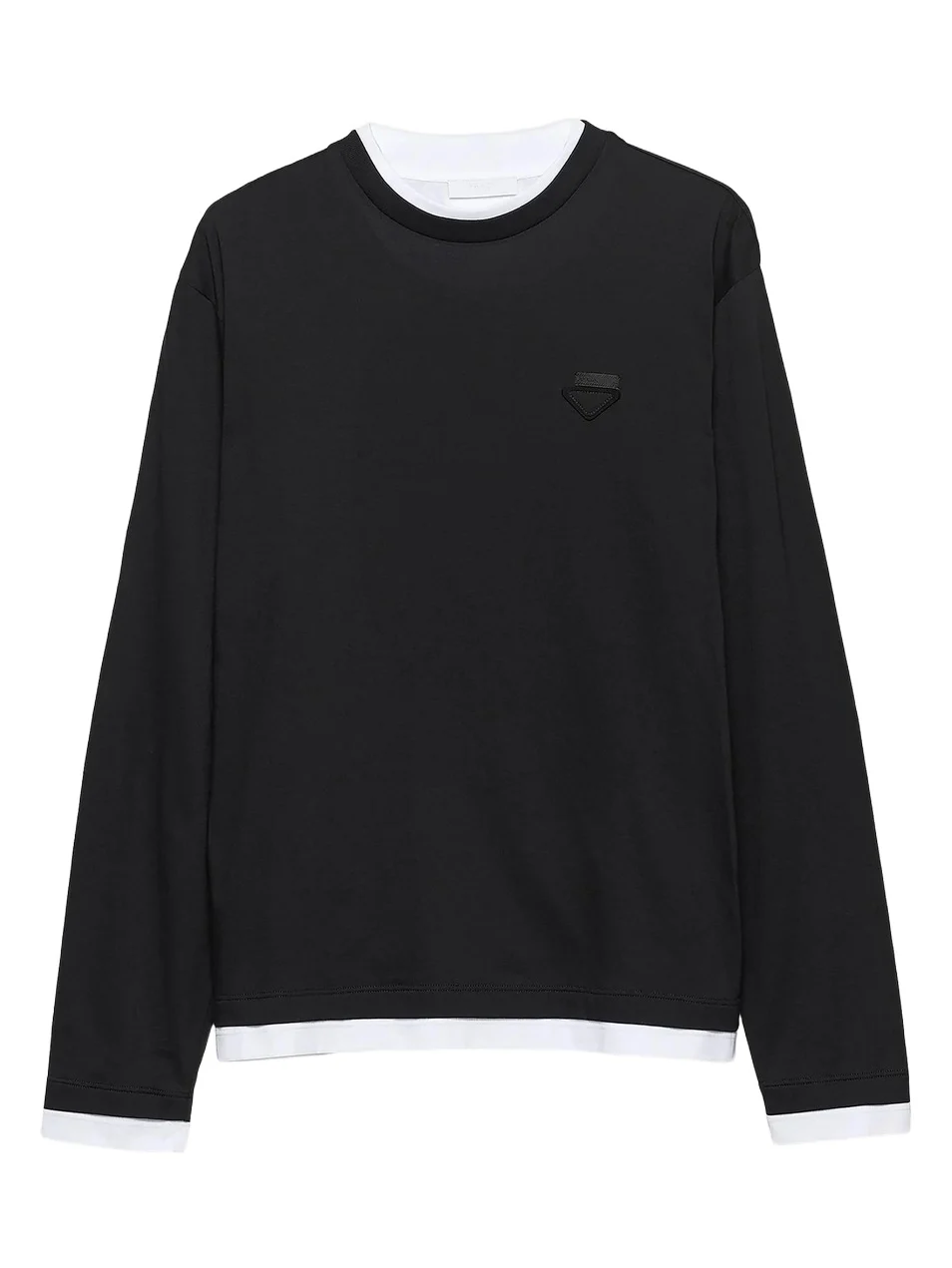 Prada Men's Long-Sleeved Cotton T-Shirt