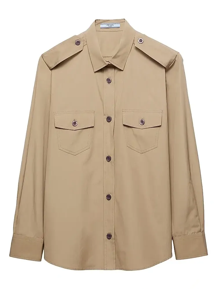 Prada Women's Cotton Poplin Shirt