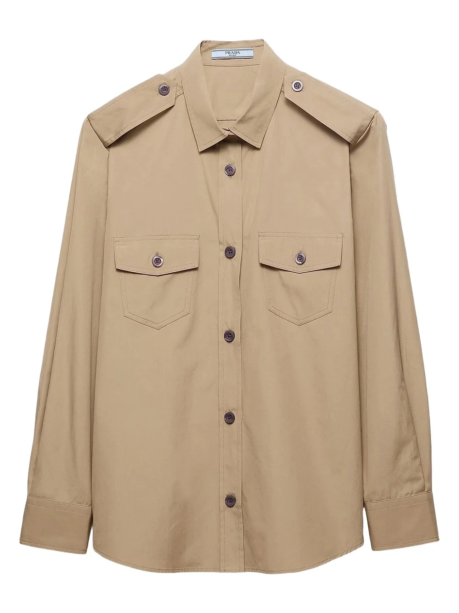 Prada Women's Cotton Poplin Shirt