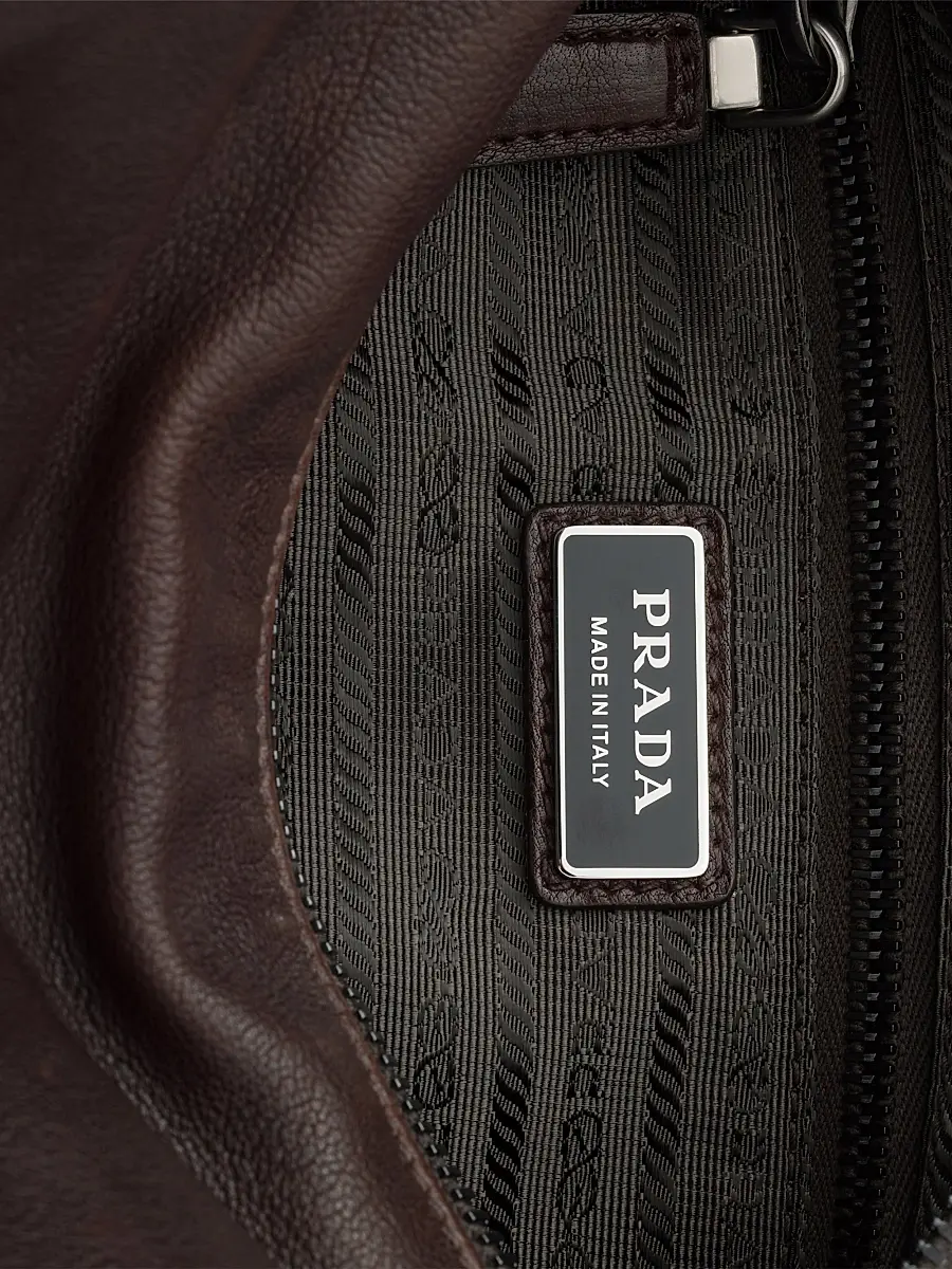Prada Men's Explore Leather Bag | Thumbnail 4 Prada Men's Explore Leather Bag | Thumbnail 4