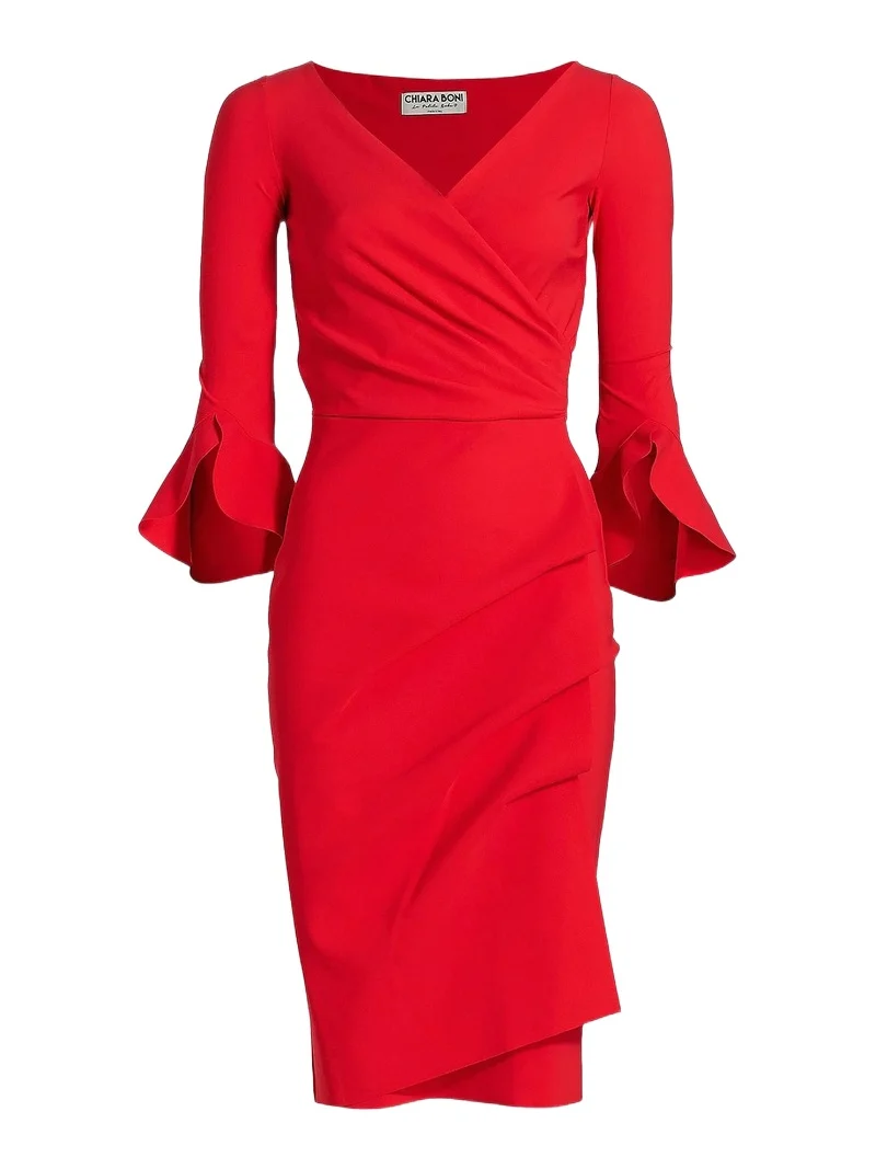 Women's Trina Ruffle Sheath Dress Women's Trina Ruffle Sheath Dress
