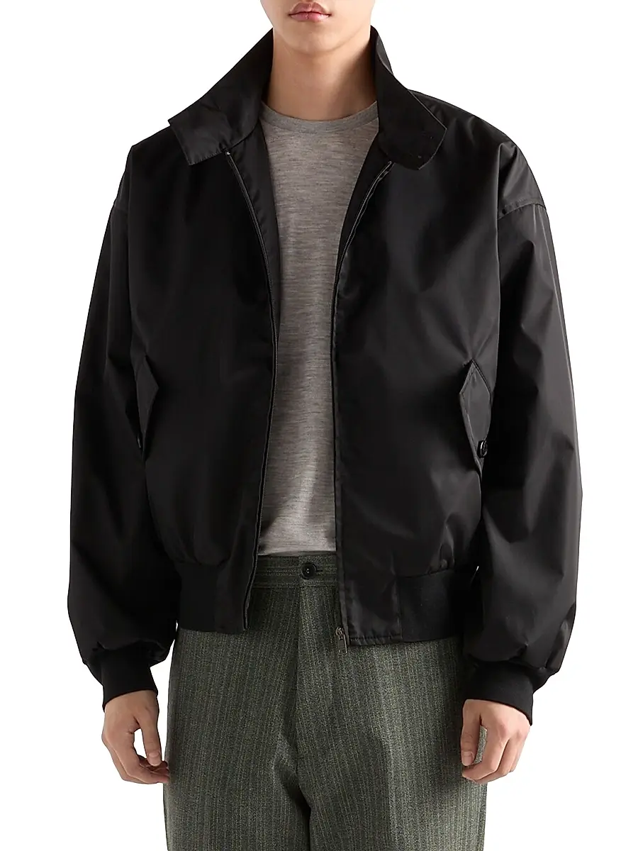 Prada Men's Re-Nylon Jacket - Black | Thumbnail 2 Prada Men's Re-Nylon Jacket - Black | Thumbnail 2