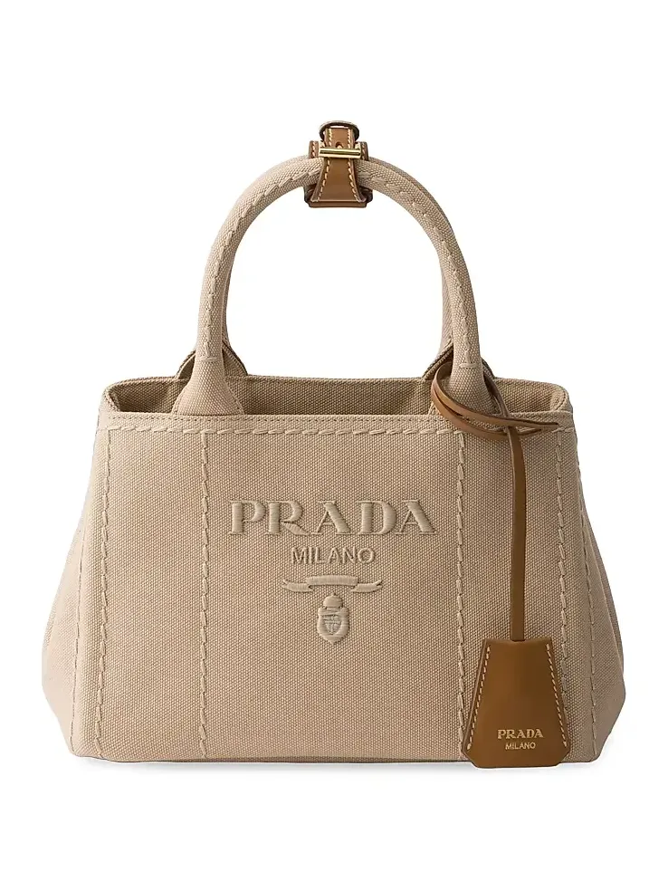 Women's Jardinière Cotton Canvas Mini Top Handle Bag Women's Jardinière Cotton Canvas Mini Top Handle Bag