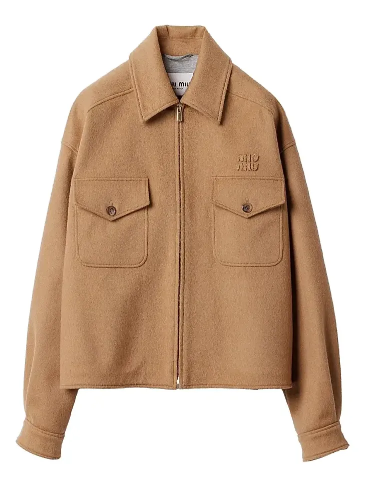 Women's Bonded Camel Hair Blouson Jacket Women's Bonded Camel Hair Blouson Jacket