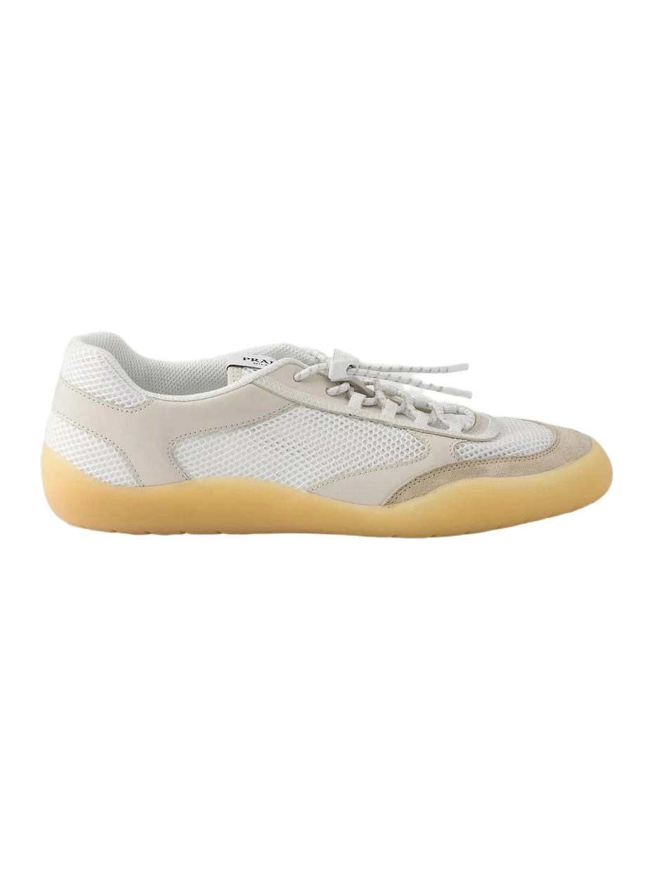 Prada Women's Speedrock Mesh Fabric Sneakers