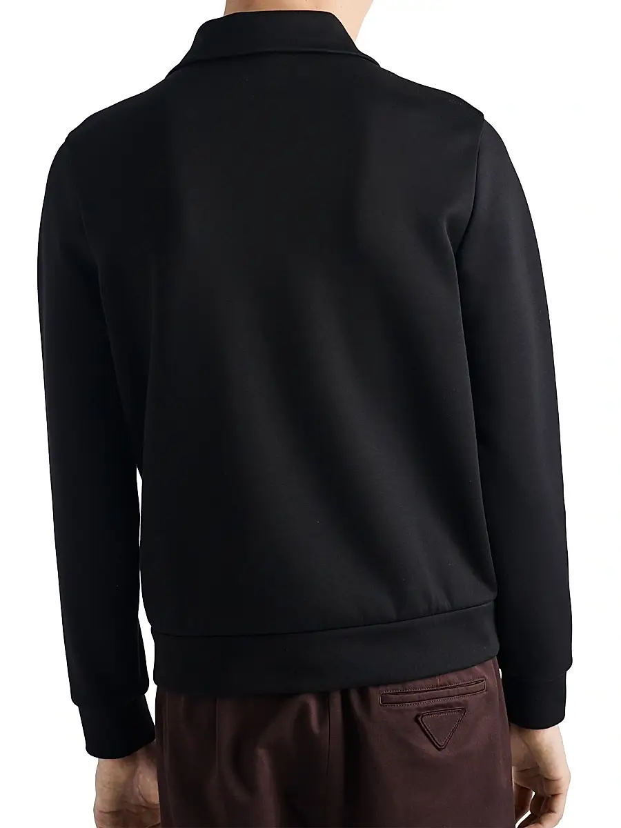 Prada Men's Technical Cotton Blouson Jacket | Thumbnail 3