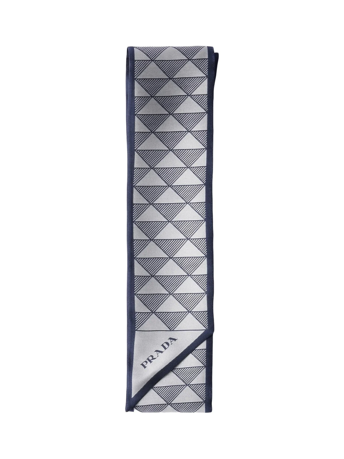 Prada Women's Printed Silk Skinny Scarf