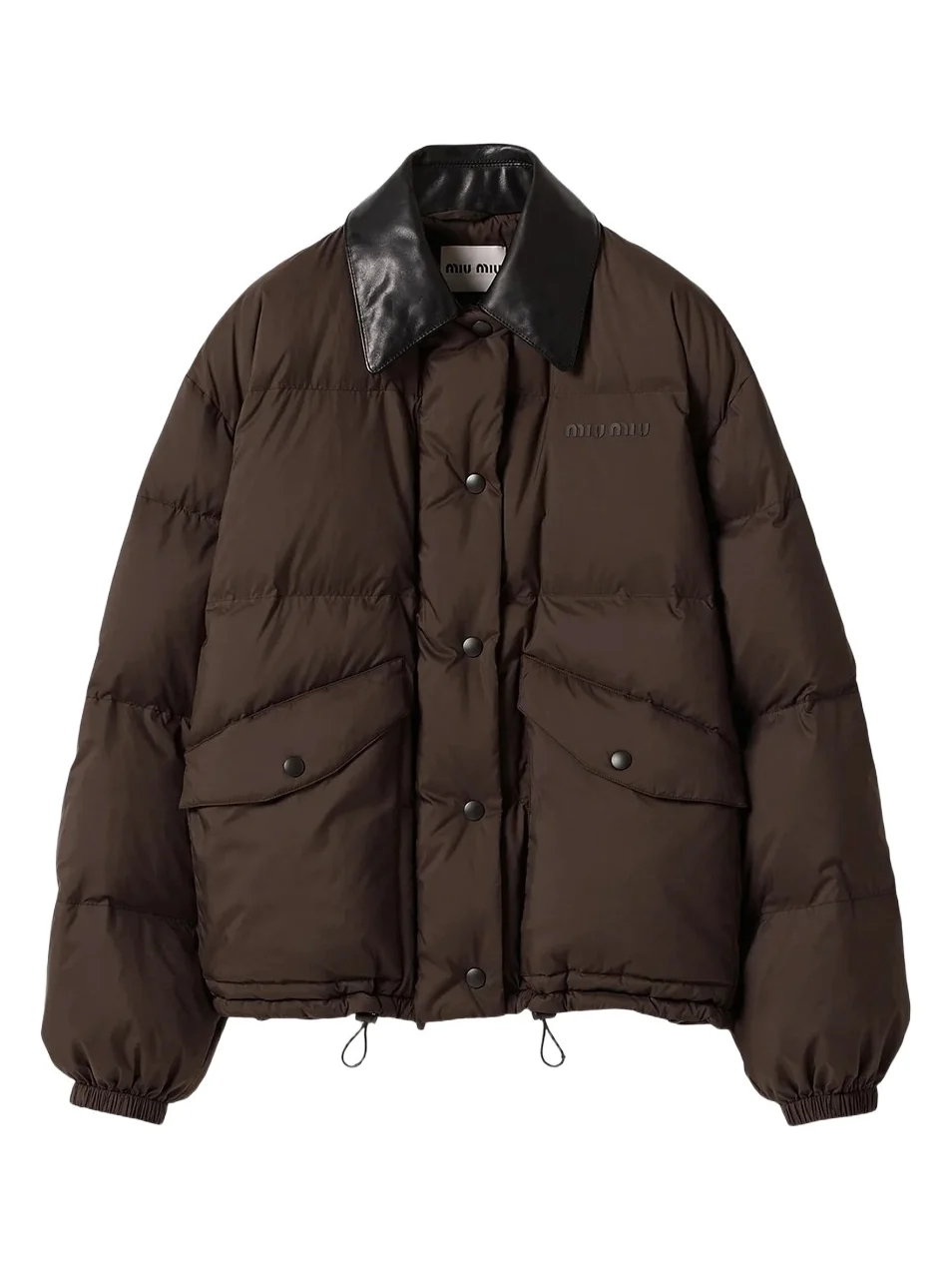 Women's Technical Pongé Cropped Down Jacket Women's Technical Pongé Cropped Down Jacket