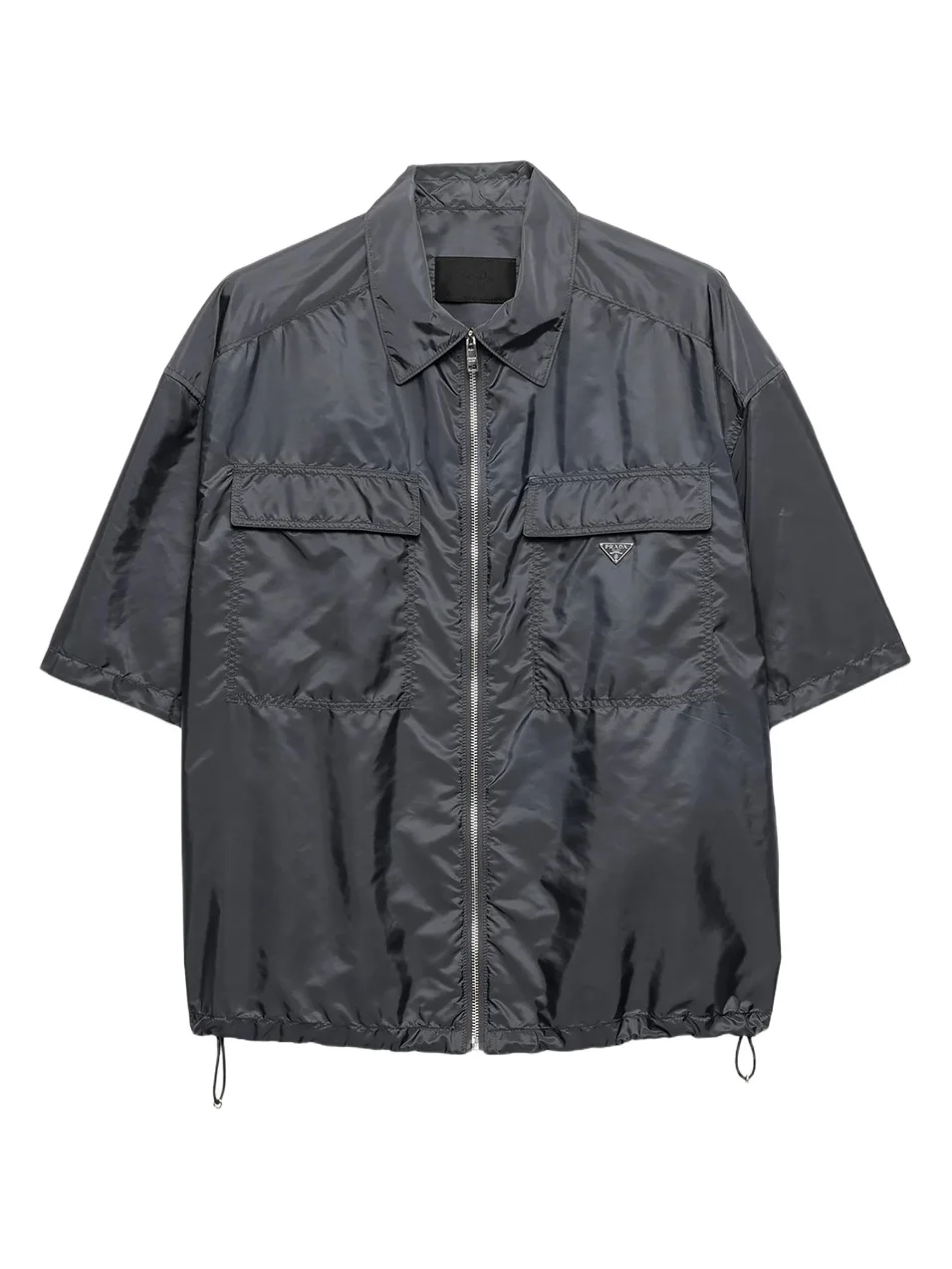 Prada Men's Short-Sleeved Light Re-Nylon Shirt