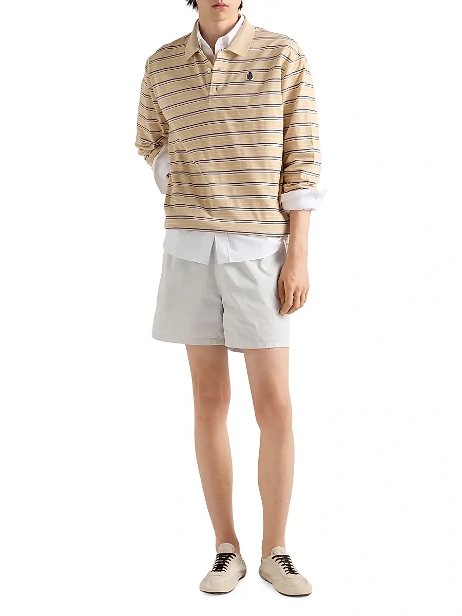 Prada Men's Cotton Shirt | Thumbnail 2 Prada Men's Cotton Shirt | Thumbnail 2