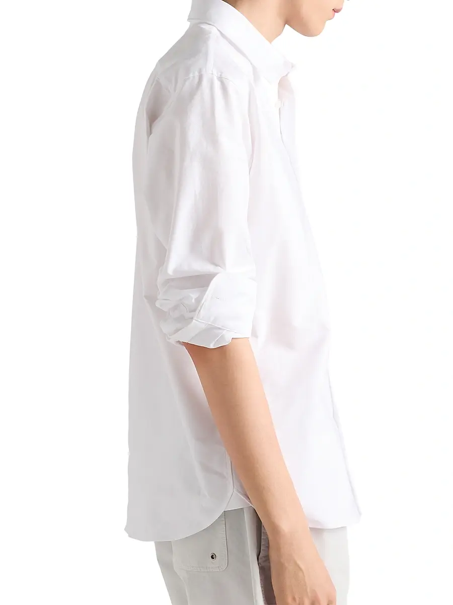 Prada Men's Cotton Shirt | Thumbnail 4 Prada Men's Cotton Shirt | Thumbnail 4