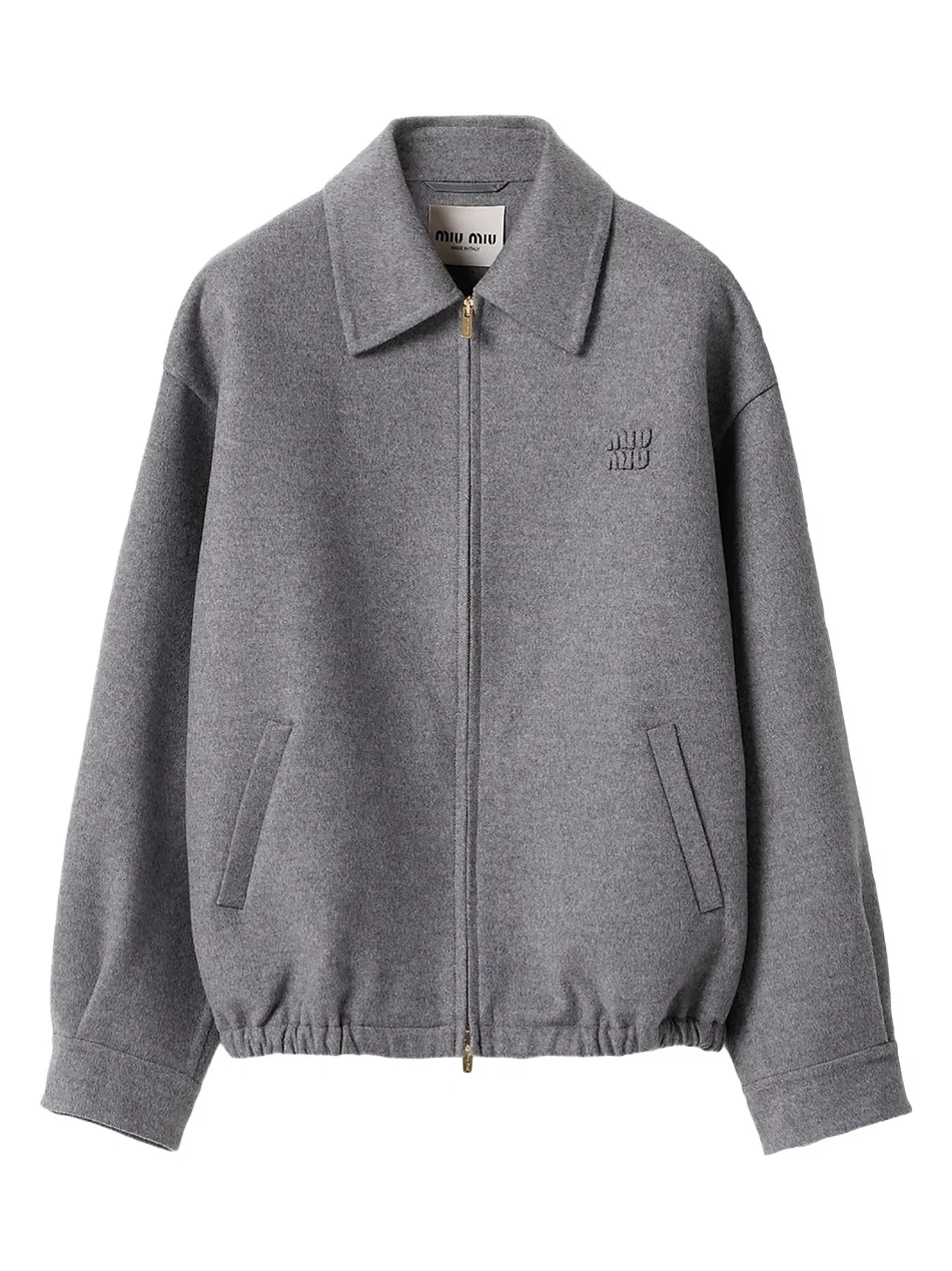 Women's Double Cashmere Blouson Jacket