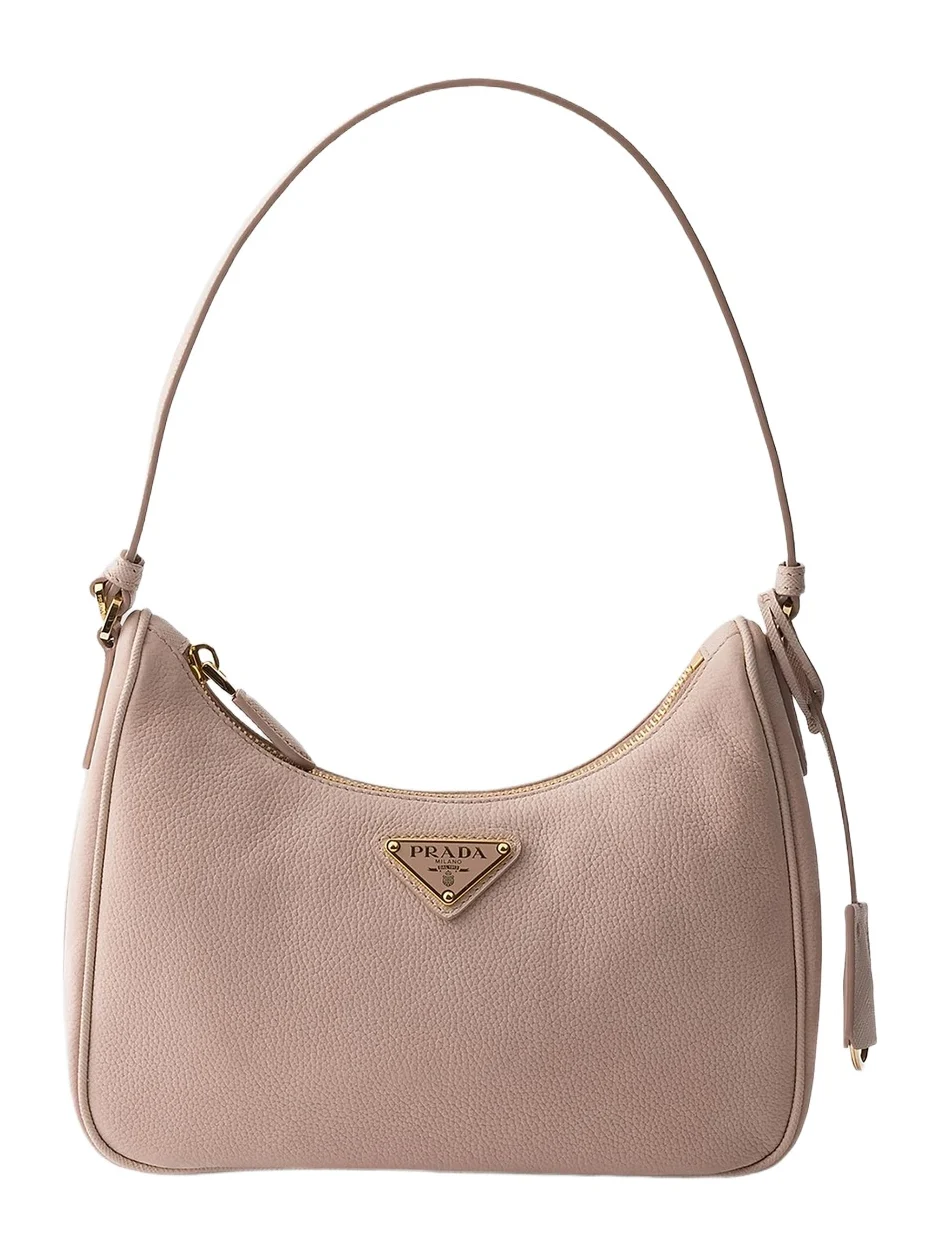 Women's Re-Edition 2005 Nubuck and Saffiano Leather Shoulder Bag Women's Re-Edition 2005 Nubuck and Saffiano Leather Shoulder Bag