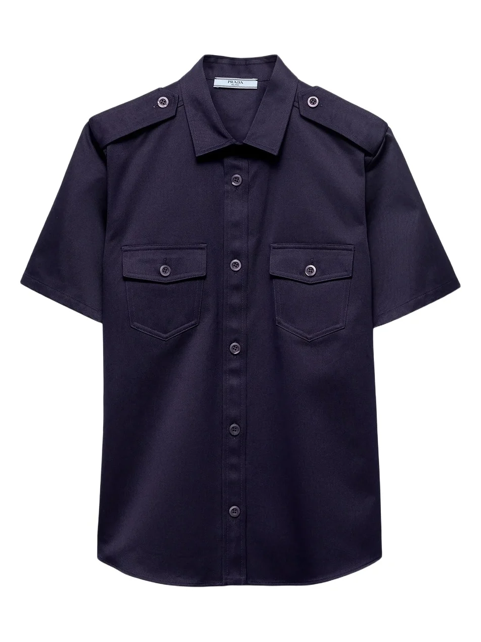 Women's Short Sleeved Chino Shirt Women's Short Sleeved Chino Shirt