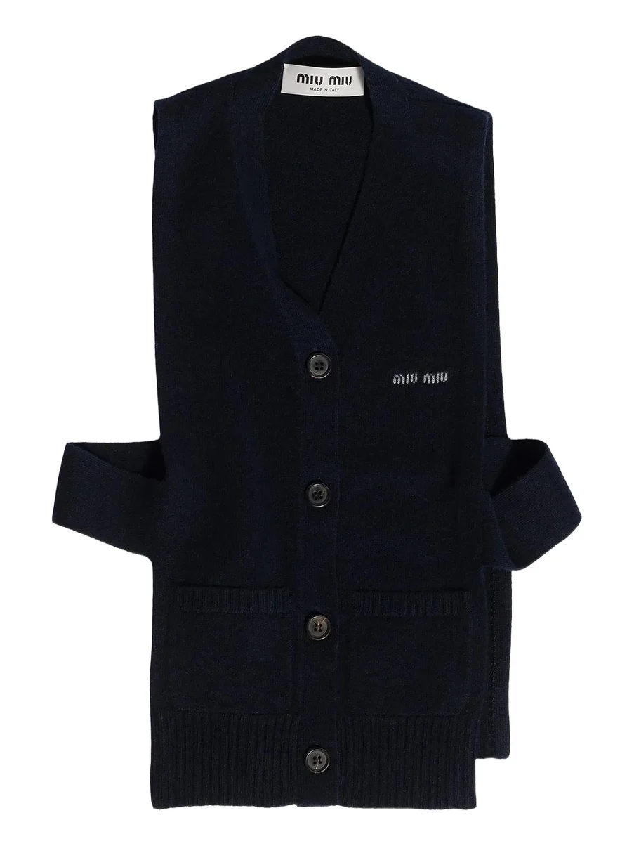 Miu Miu Women's Cashmere Cardigan Vest