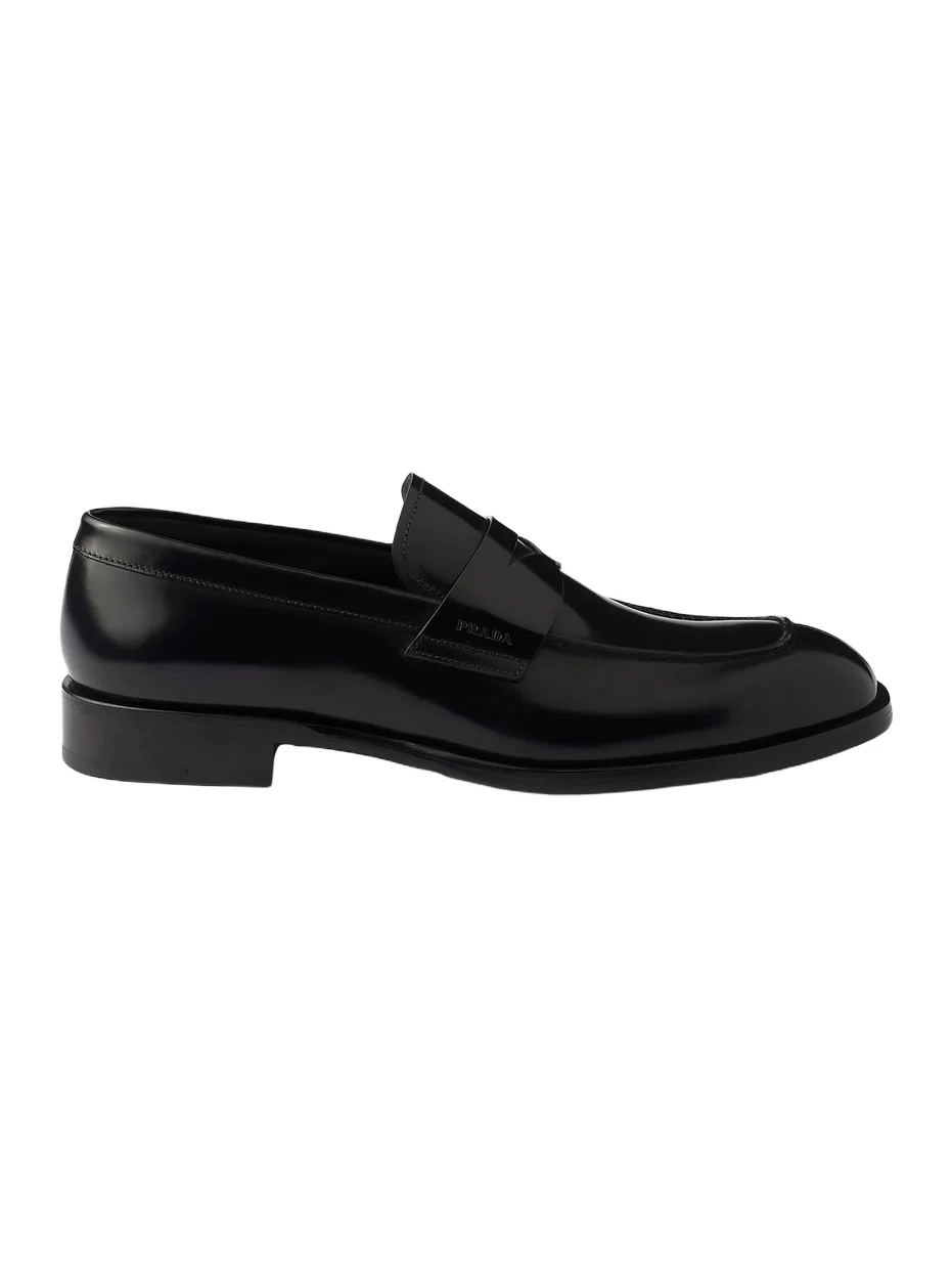 Men's Brushed Leather Loafers