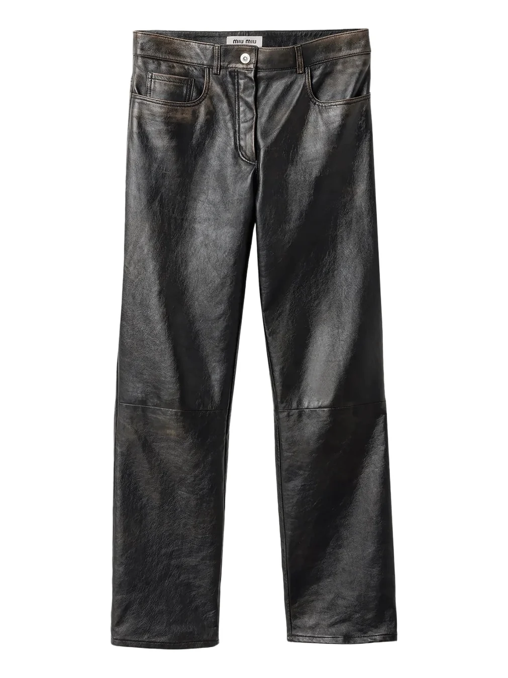 Miu Miu Women's Nappa Leather Pants