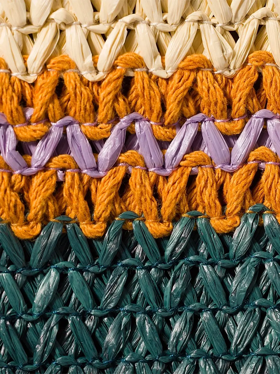 Miu Miu Women's Raffia-Effect Woven Tote Bag | Thumbnail 5