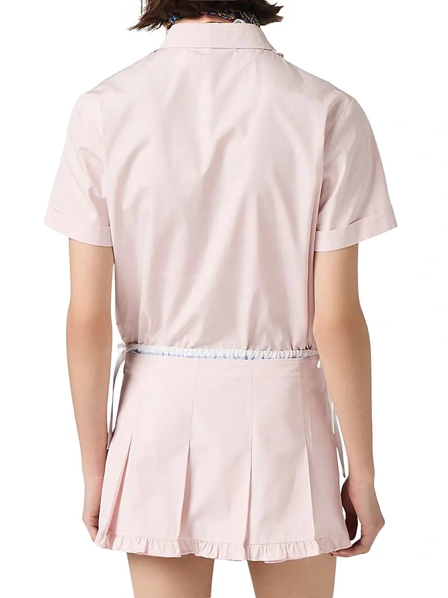 Miu Miu Women's Poplin Shirt | Thumbnail 4