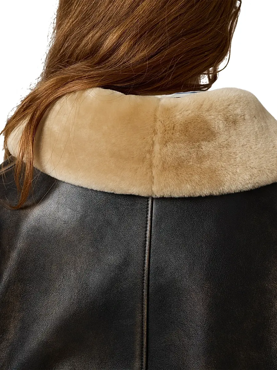 Miu Miu Women's Nappa Leather Jacket | Thumbnail 6