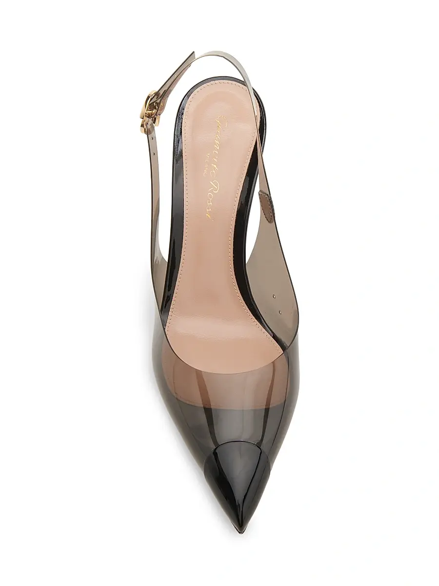 Gianvito Rossi Women's 85MM Cap-Toe Slingback Pumps | Thumbnail 5 Gianvito Rossi Women's 85MM Cap-Toe Slingback Pumps | Thumbnail 5