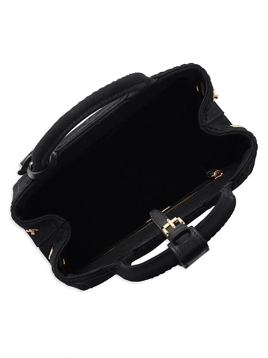 Prada Women's Jardinière Cotton Canvas Mini Top Handle Bag | Thumbnail 4 Prada Women's Jardinière Cotton Canvas Mini Top Handle Bag | Thumbnail 4