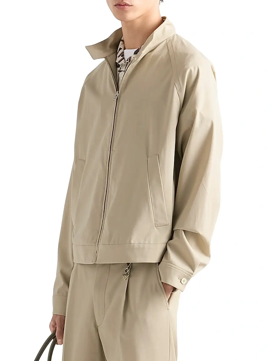 Prada Men's Cotton Jacket | Thumbnail 2 Prada Men's Cotton Jacket | Thumbnail 2