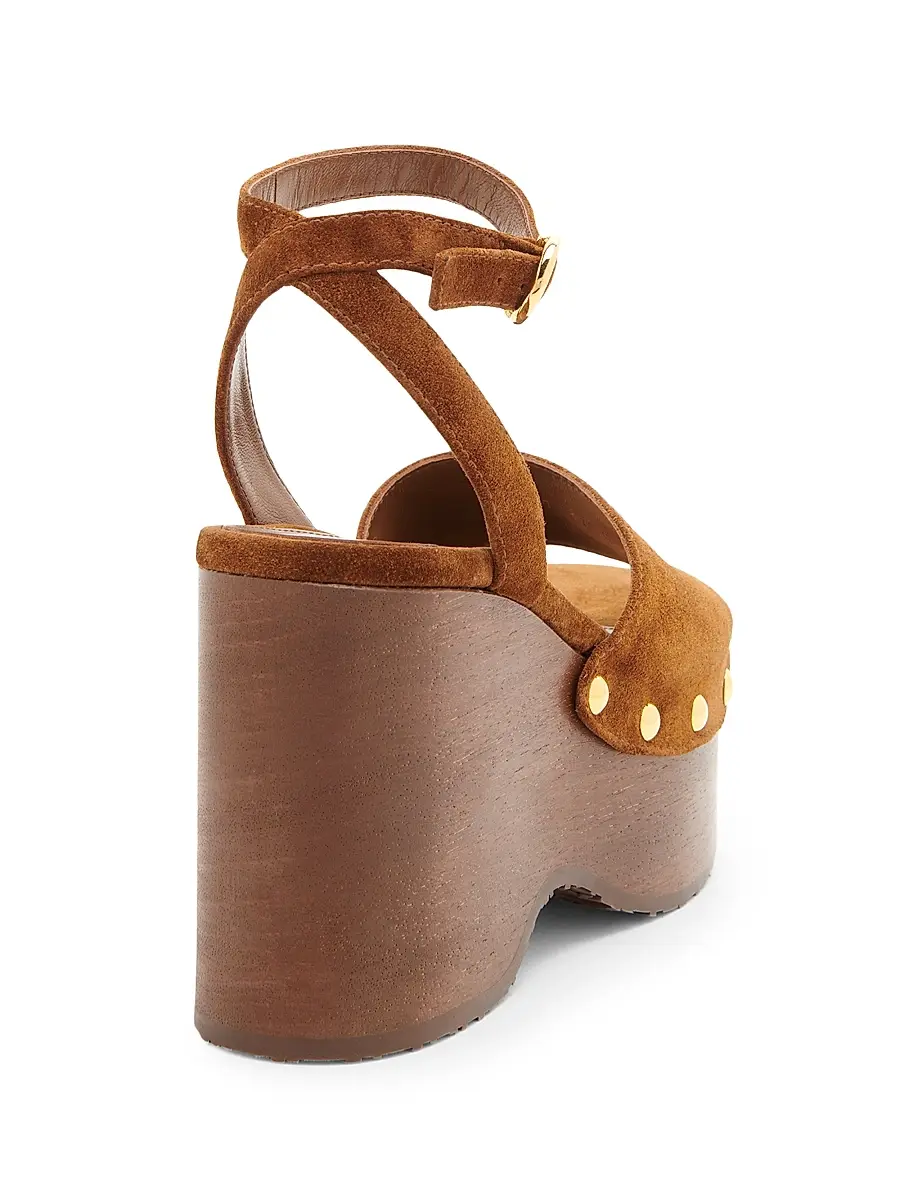 Gianvito Rossi Women's 45MM Suede Platform Sandals | Thumbnail 3 Gianvito Rossi Women's 45MM Suede Platform Sandals | Thumbnail 3