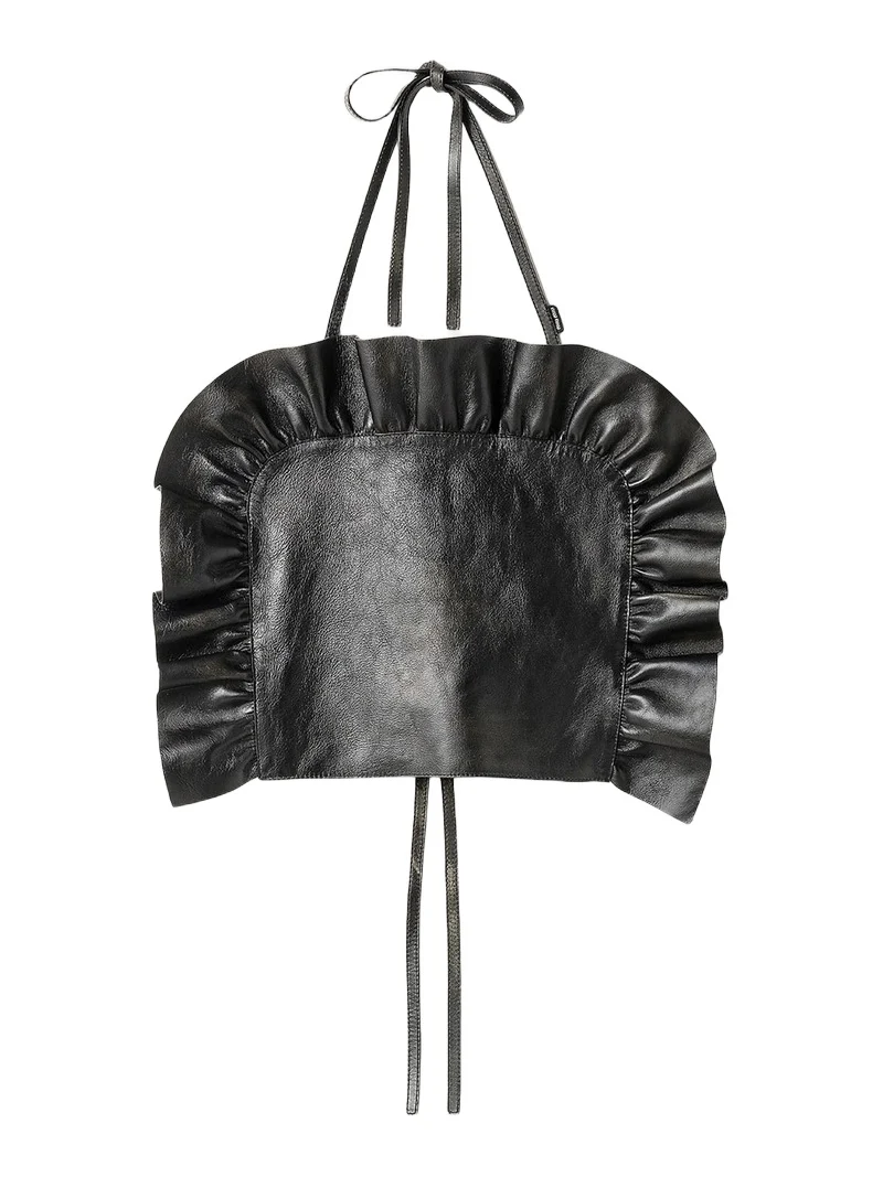 Miu Miu Women's Leather Top