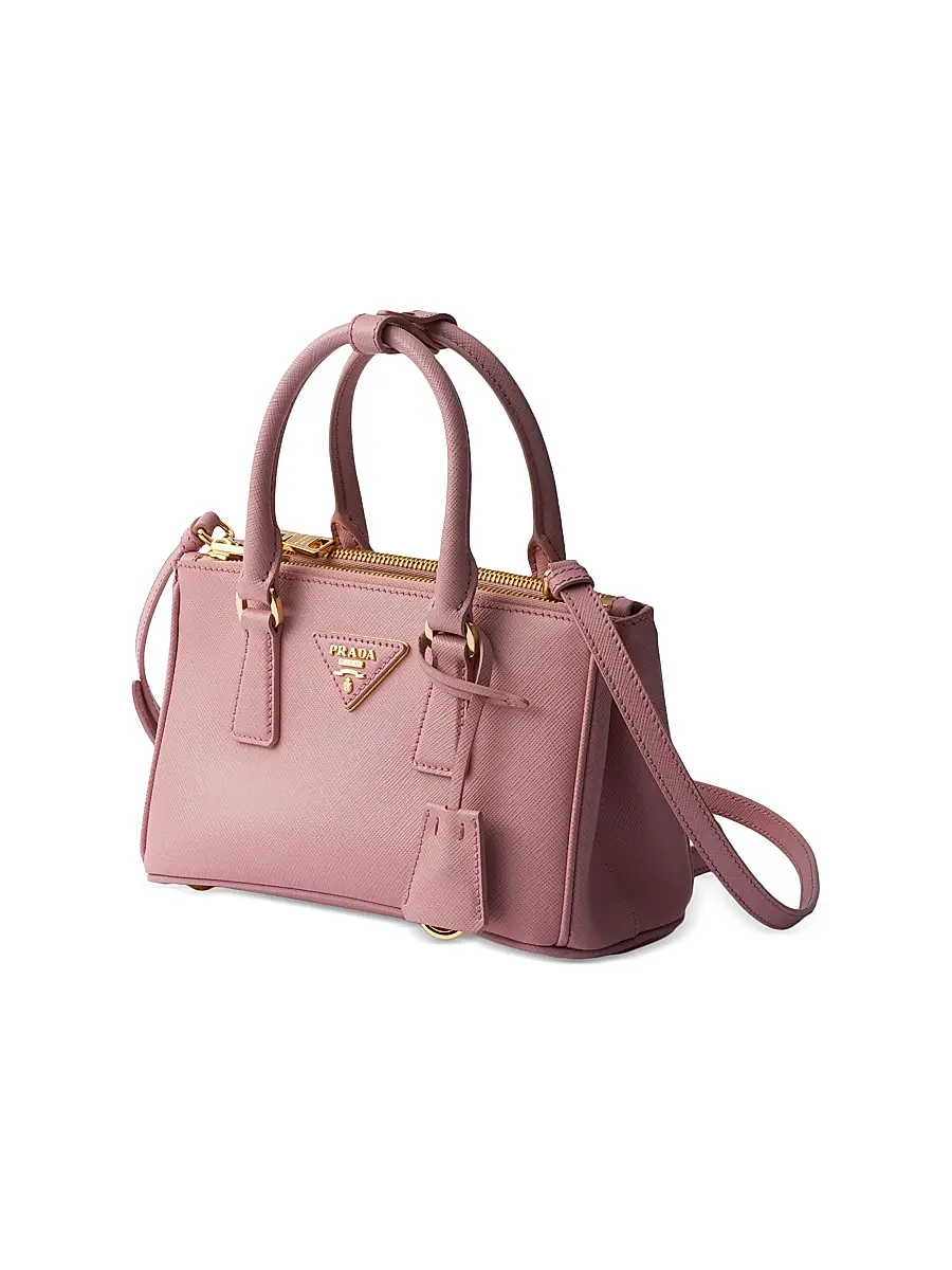 Prada Women's Galleria Saffiano Leather Mini Top Handle Bag | Thumbnail 4 Prada Women's Galleria Saffiano Leather Mini Top Handle Bag | Thumbnail 4