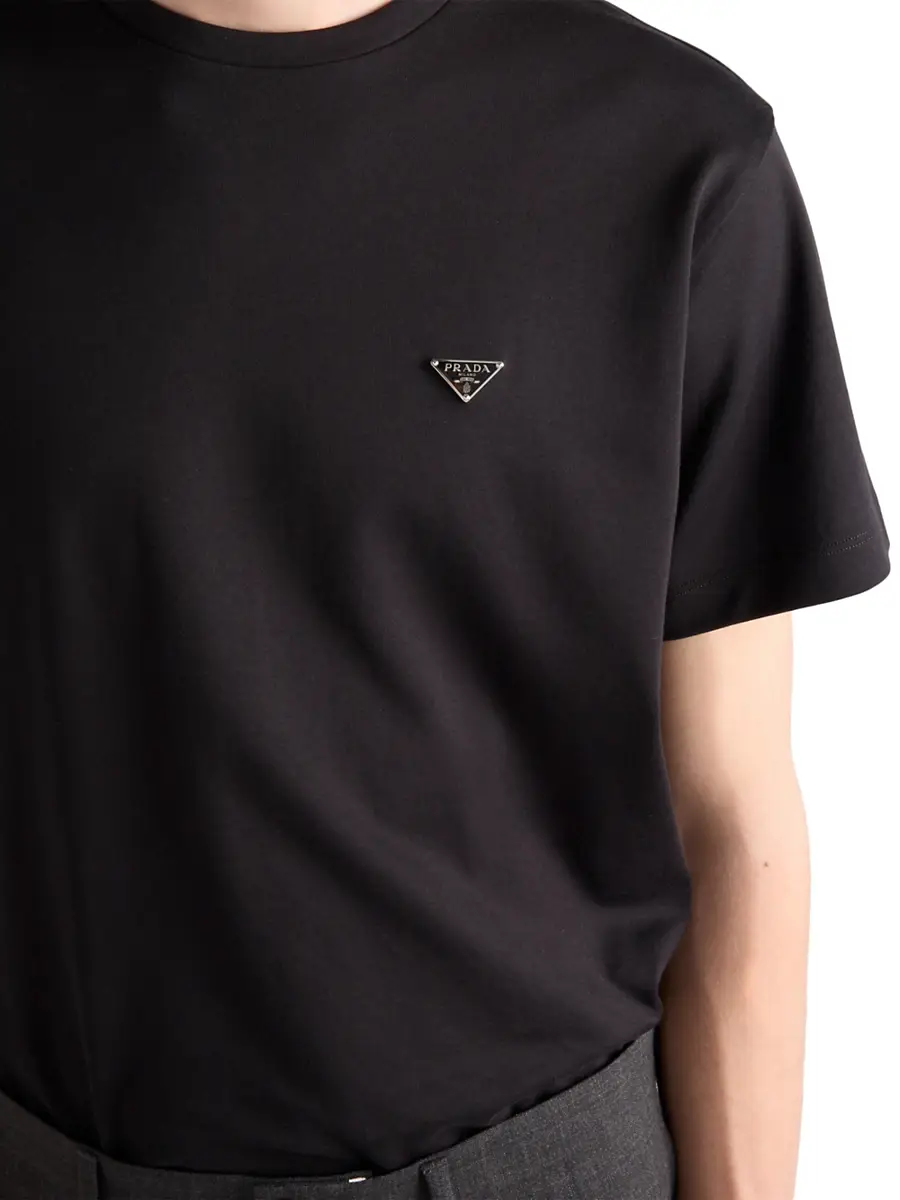 Prada Men's Cotton T-Shirt | Thumbnail 5
