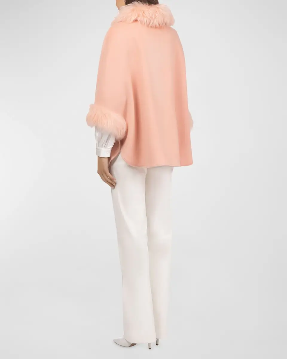 Gorski Select Wool & Lamb Cape | Thumbnail 4 Gorski Select Wool & Lamb Cape | Thumbnail 4