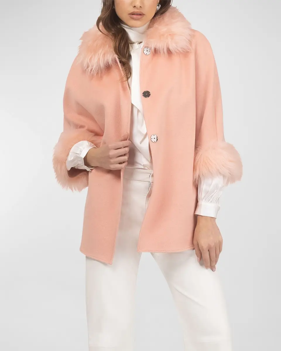 Gorski Select Wool & Lamb Cape | Thumbnail 6 Gorski Select Wool & Lamb Cape | Thumbnail 6