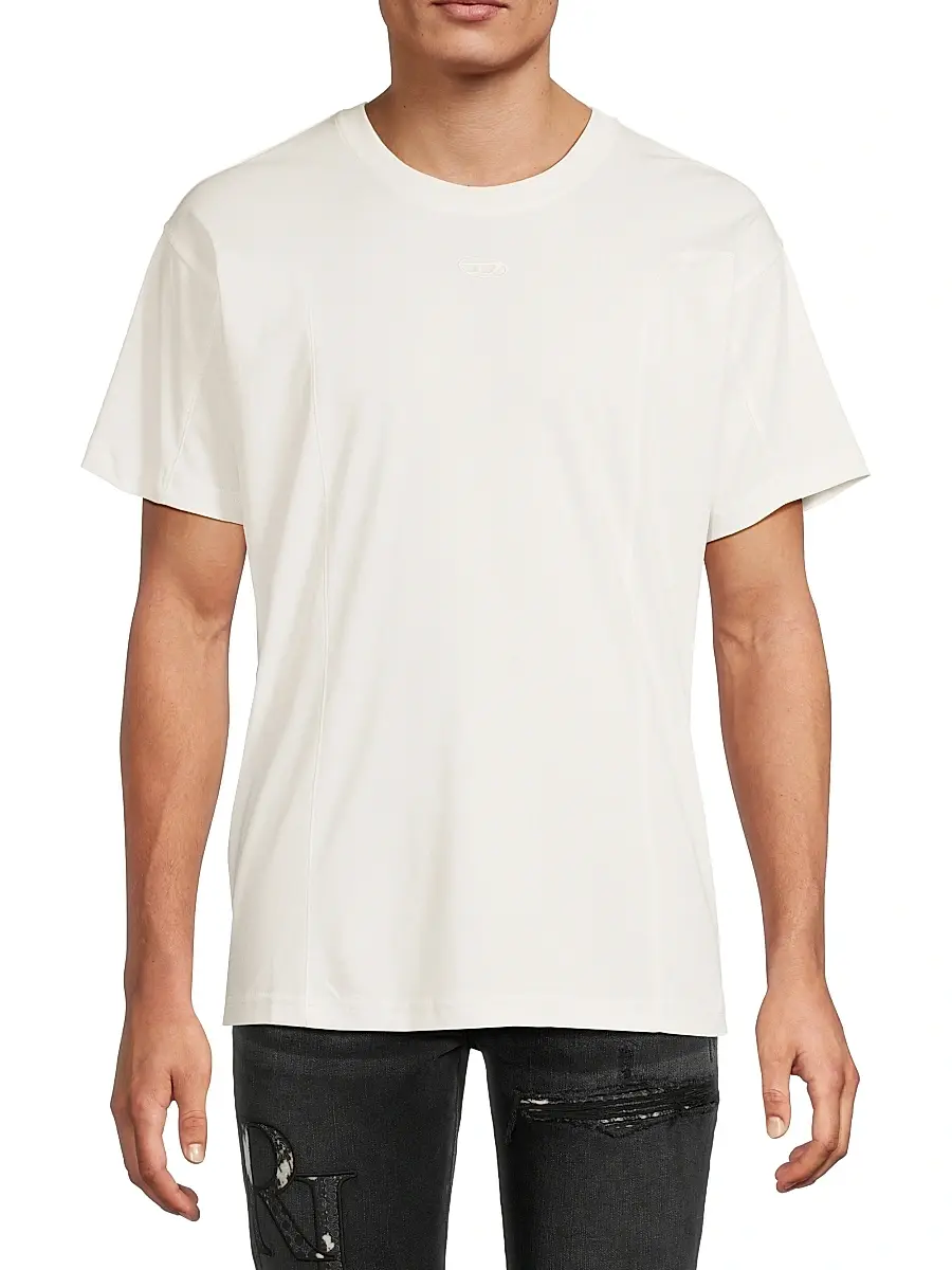 Diesel Men's Norm Cotton Crewneck T-Shirt | Thumbnail 3 Diesel Men's Norm Cotton Crewneck T-Shirt | Thumbnail 3