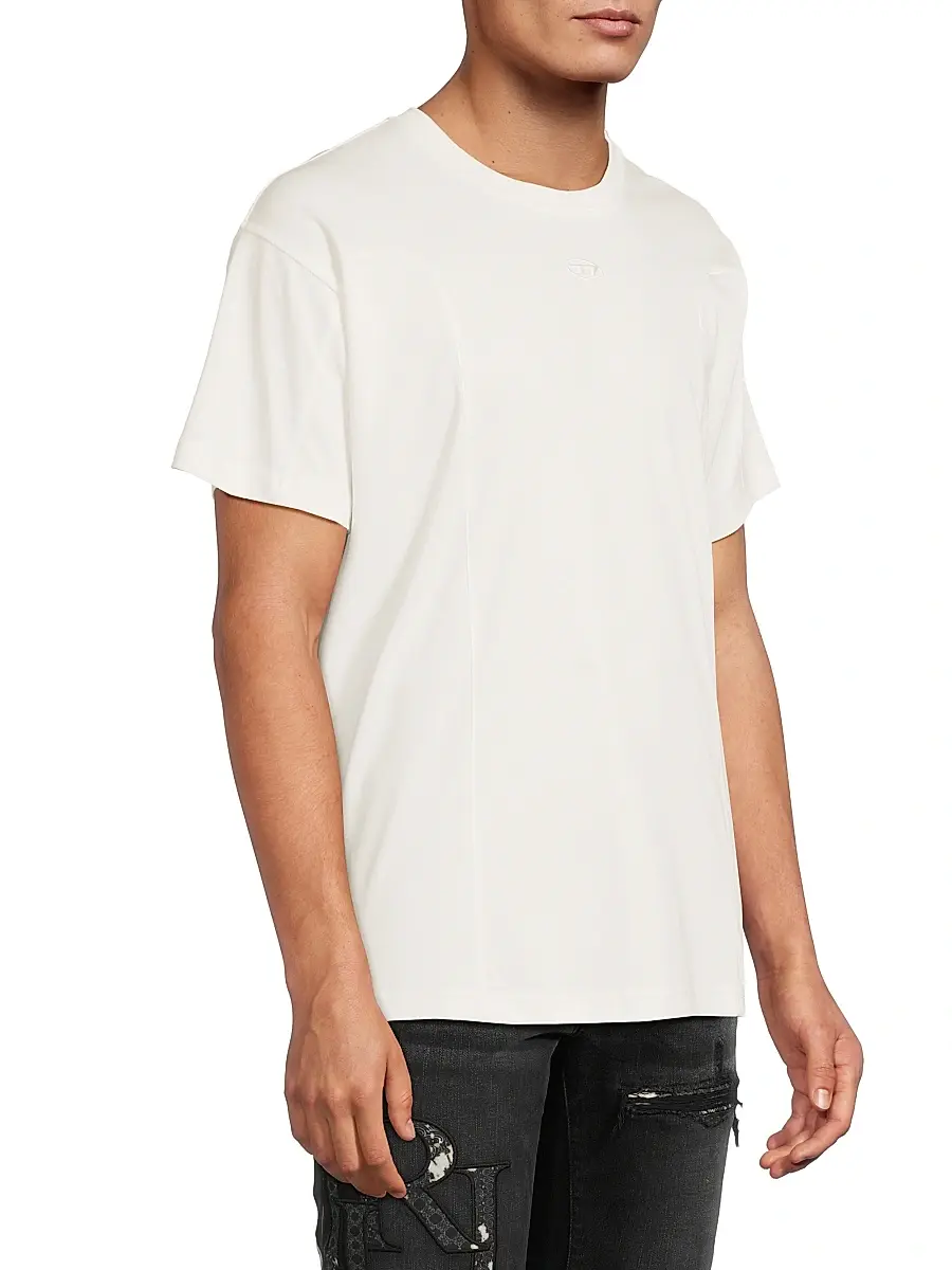 Diesel Men's Norm Cotton Crewneck T-Shirt | Thumbnail 4 Diesel Men's Norm Cotton Crewneck T-Shirt | Thumbnail 4