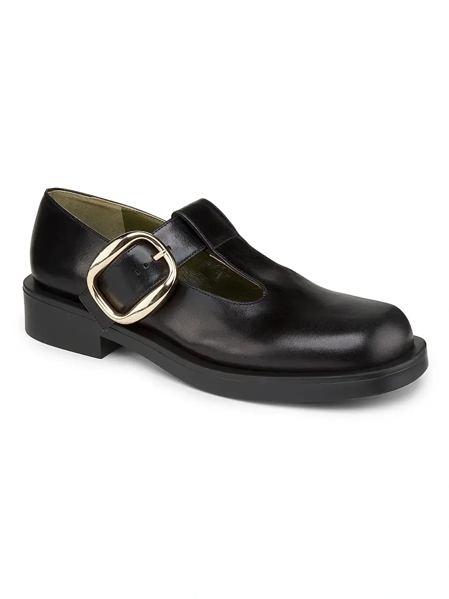 Maria Luca Women's Nora Leather Mary Janes | Thumbnail 2