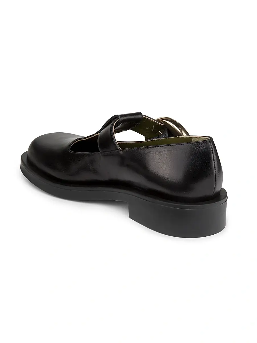 Maria Luca Women's Nora Leather Mary Janes | Thumbnail 3