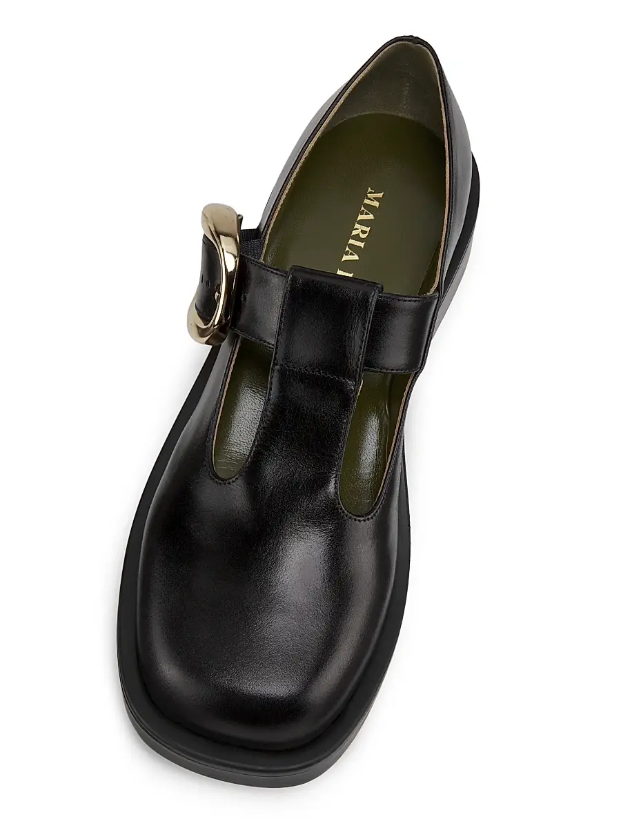 Maria Luca Women's Nora Leather Mary Janes | Thumbnail 4