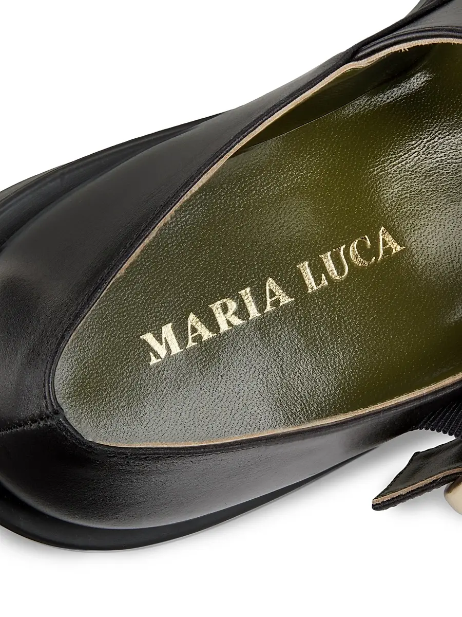 Maria Luca Women's Nora Leather Mary Janes | Thumbnail 5